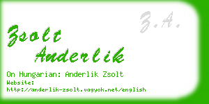 zsolt anderlik business card